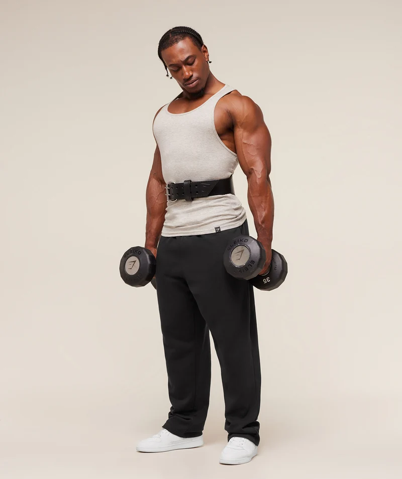 Gymshark Tapered Double Prong Lifting Belt - Black