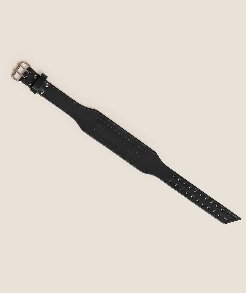 Gymshark Tapered Double Prong Lifting Belt - Black