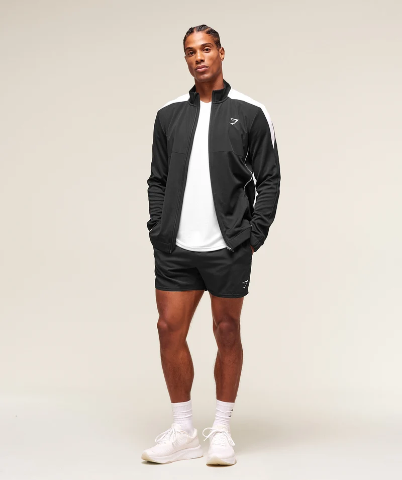Gymshark Arrival Block Track Jacket - Black
