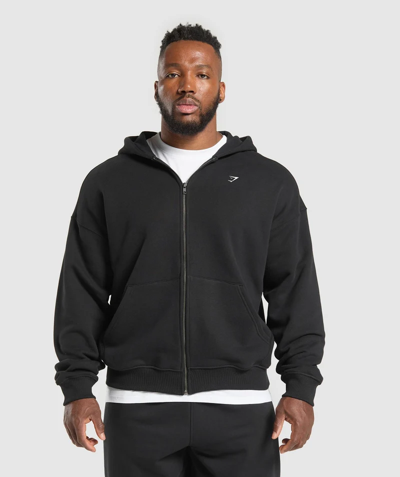Gymshark Doberman Graphic Hoodie - Black