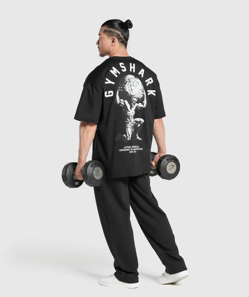 Gymshark Atlas T-Shirt - Black
