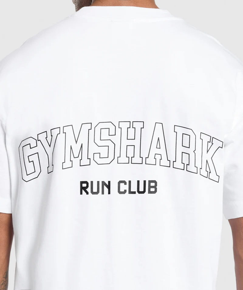 Gymshark GSRC T-Shirt - White