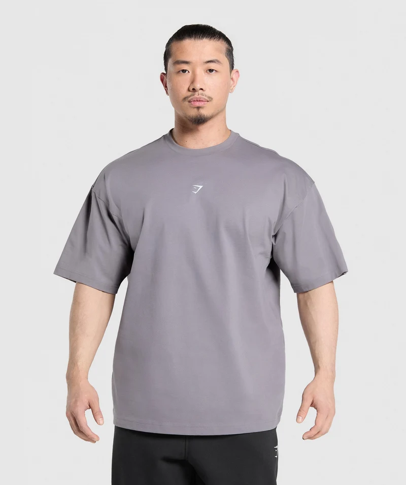 Gymshark Atlas T-Shirt - Medium Grey