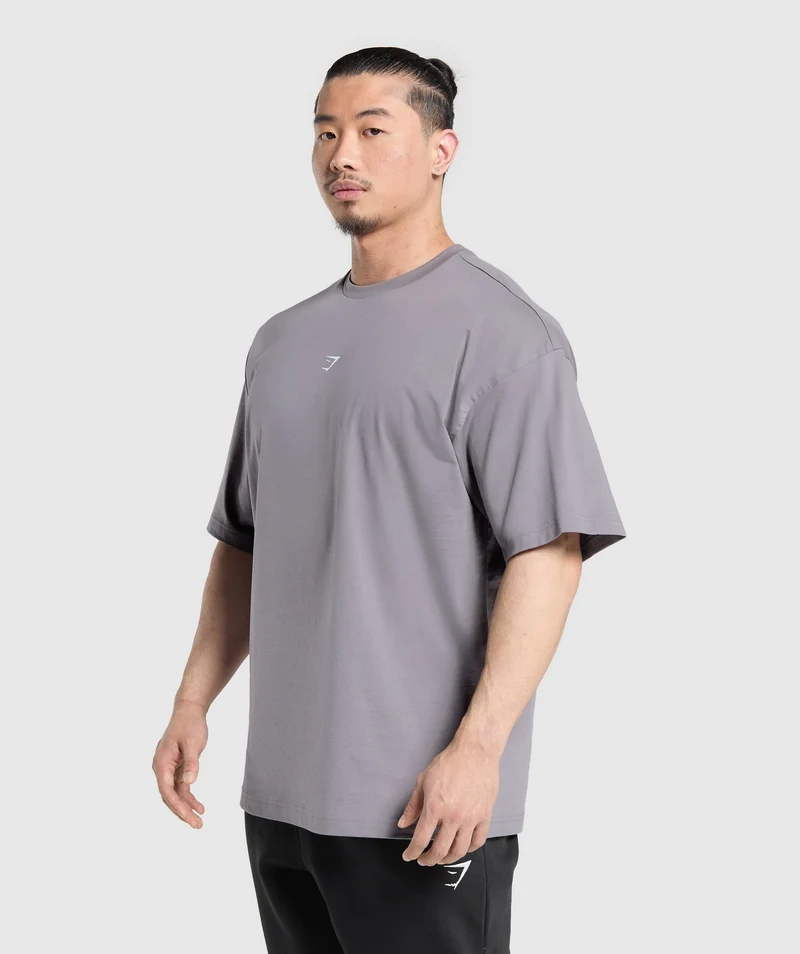 Gymshark Atlas T-Shirt - Medium Grey
