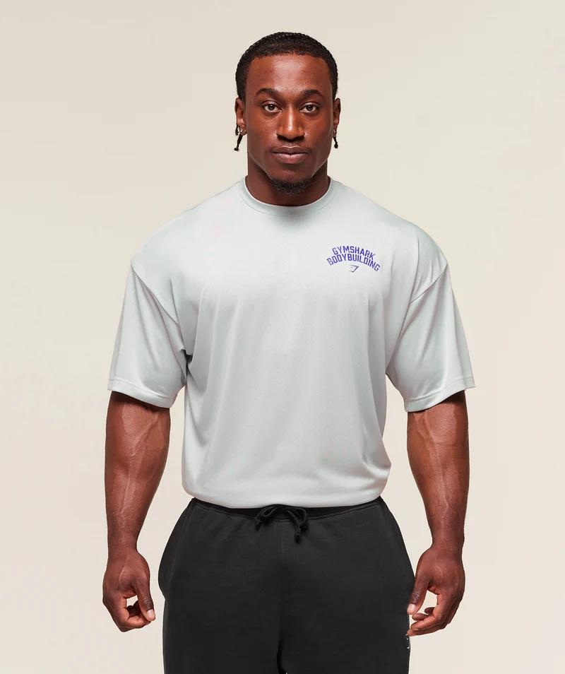 Gymshark Olympic Bar T-Shirt - Metal Grey