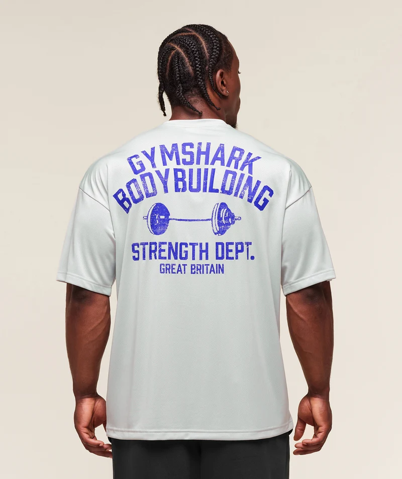 Gymshark Olympic Bar T-Shirt - Metal Grey