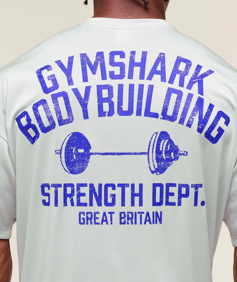 Gymshark Olympic Bar T-Shirt - Metal Grey