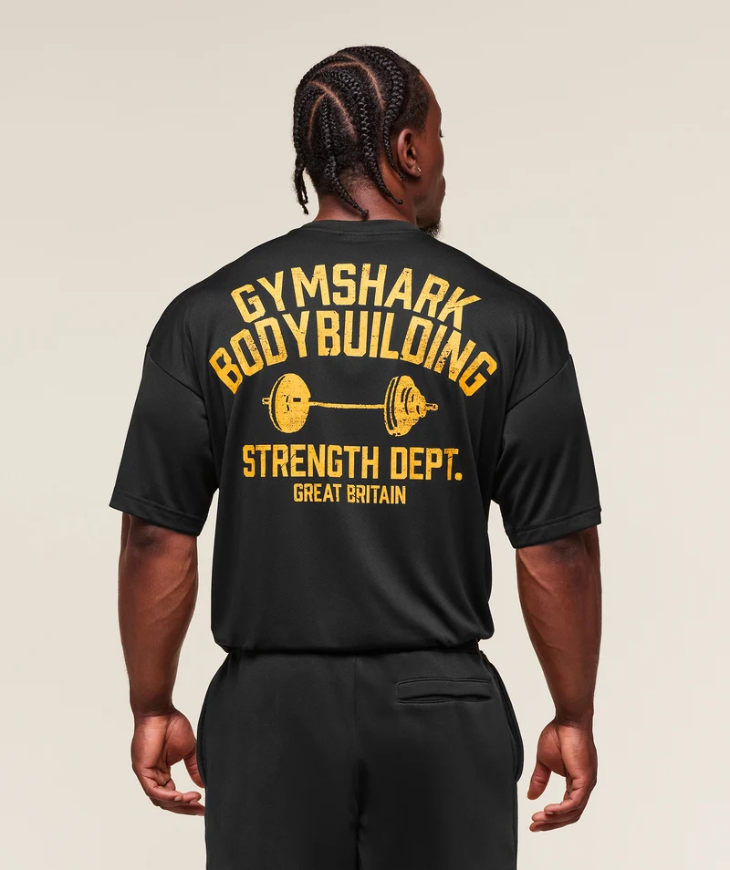 Gymshark Olympic Bar T-Shirt - Black