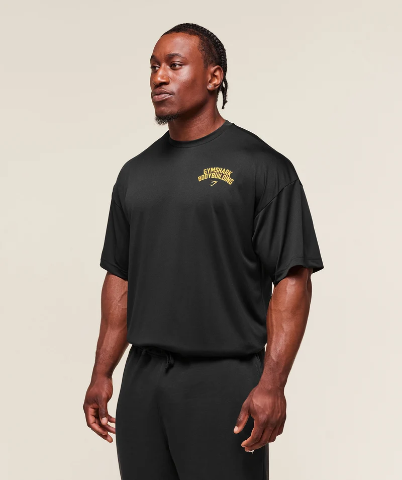 Gymshark Olympic Bar T-Shirt - Black