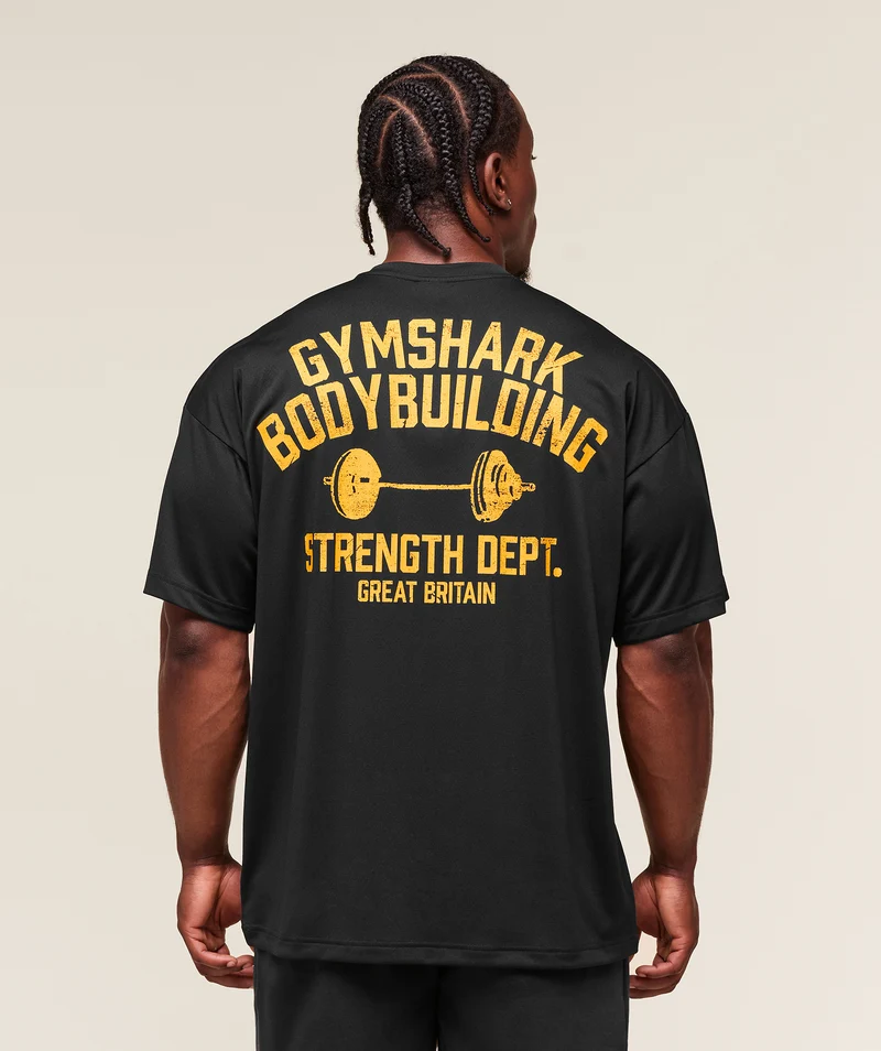 Gymshark Olympic Bar T-Shirt - Black