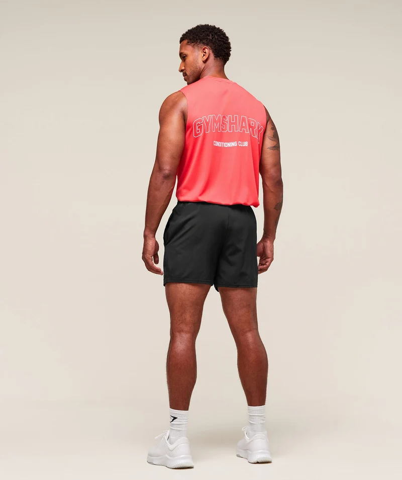 Gymshark For The Ones Cut Off Tank - Coral Red