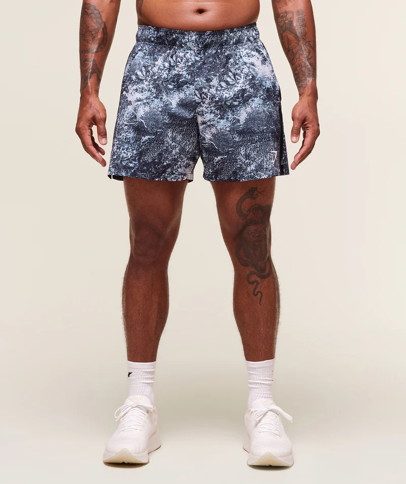 Gymshark Sport 5" Shorts - Smoke Blue/Black