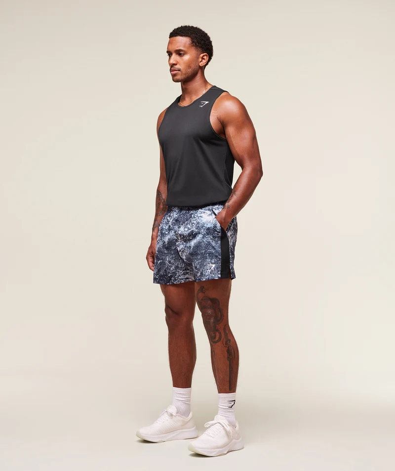 Gymshark Sport 5" Shorts - Smoke Blue/Black