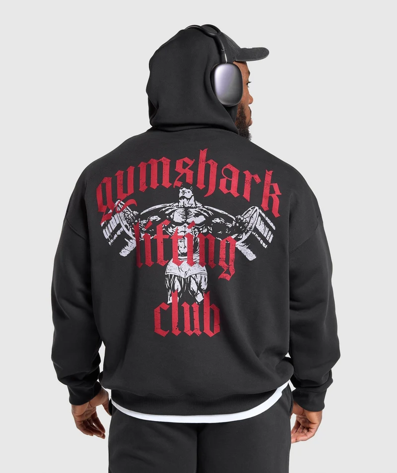 Gymshark Lifting Club Hoodie - Black