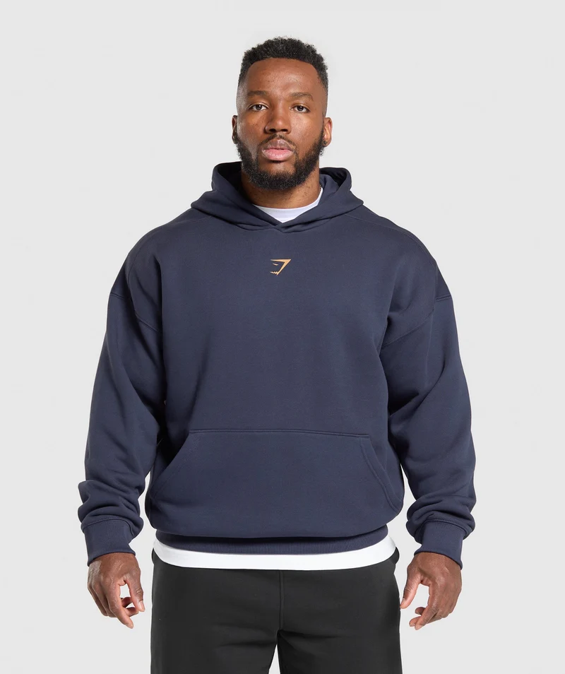 Gymshark Lifting Club Hoodie - Heavy Blue