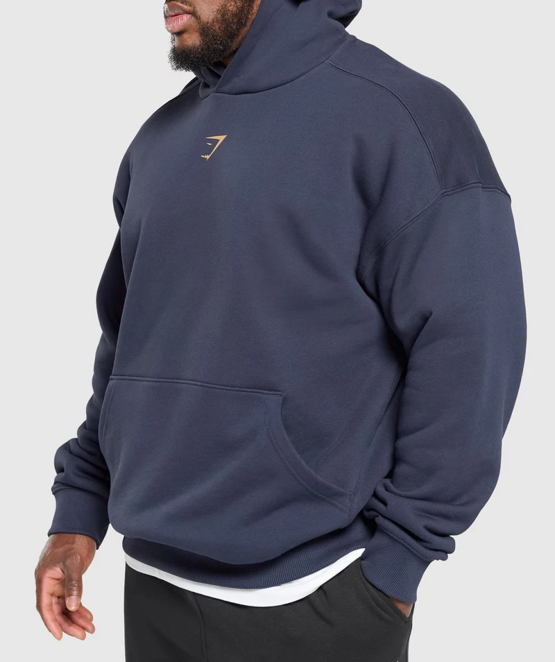 Gymshark Lifting Club Hoodie - Heavy Blue