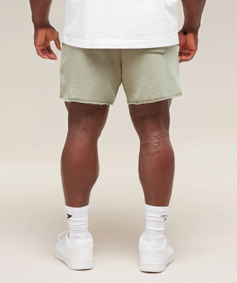 Gymshark Heritage 5" Shorts - Stone Grey