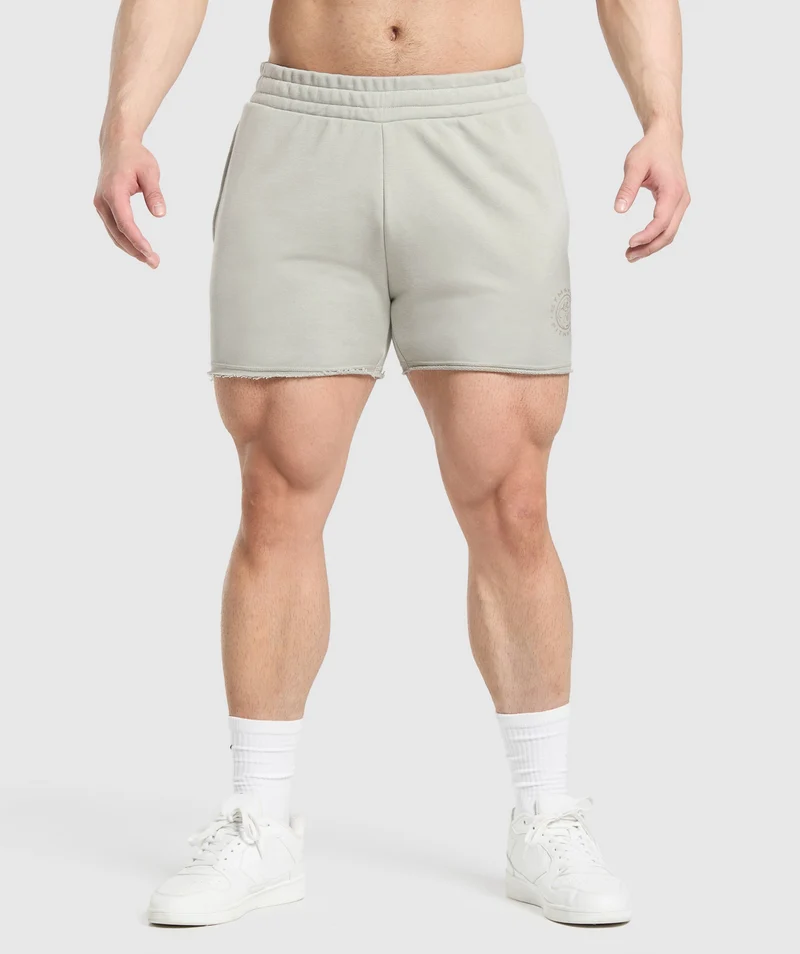 Gymshark Legacy Shorts - Stone Grey
