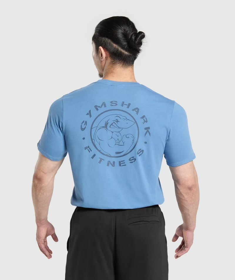 Gymshark Legacy T-Shirt - Classic Blue