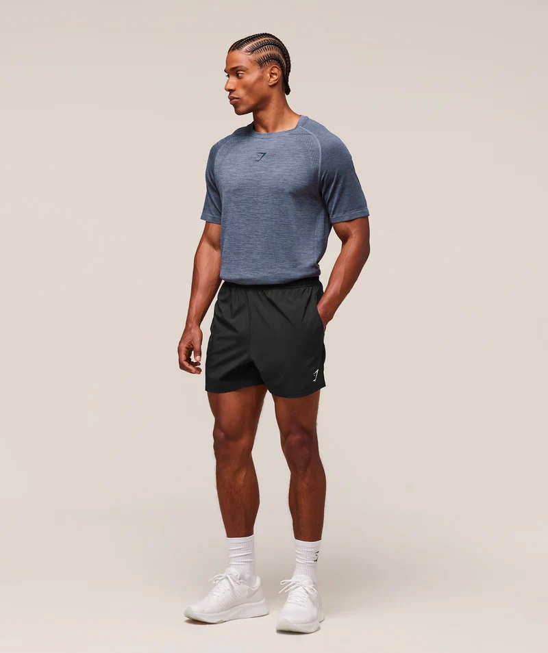 Gymshark Versatile Seamless T-Shirt - Iron Blue/Navy
