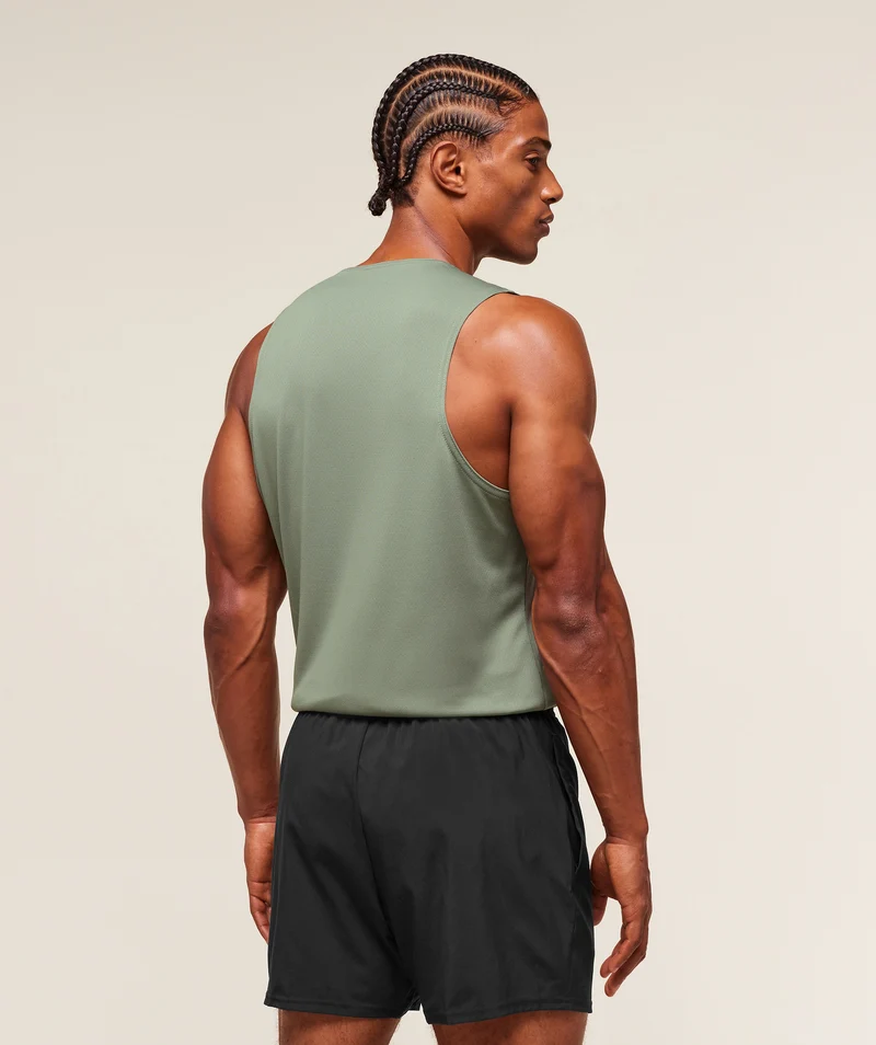 Gymshark Everyday Performance Tank 2 Pack - Unit Green/Black