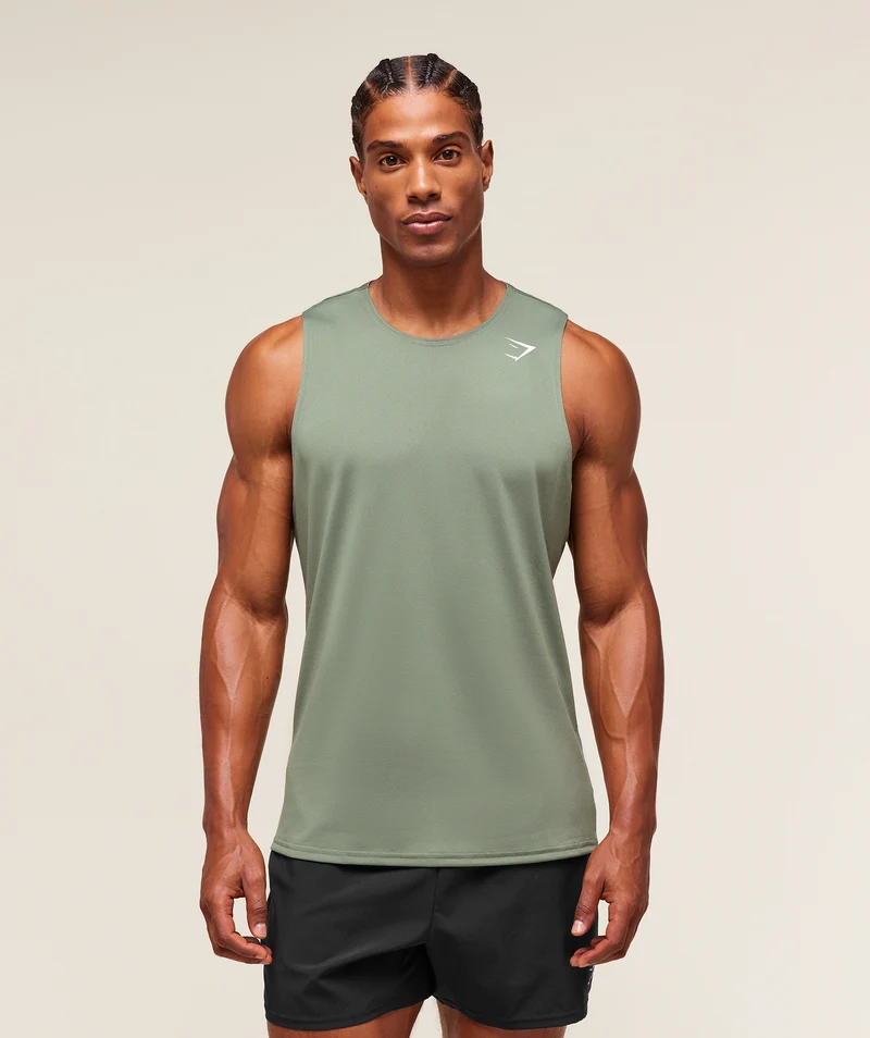 Gymshark Everyday Performance Tank 2 Pack - Unit Green/Black