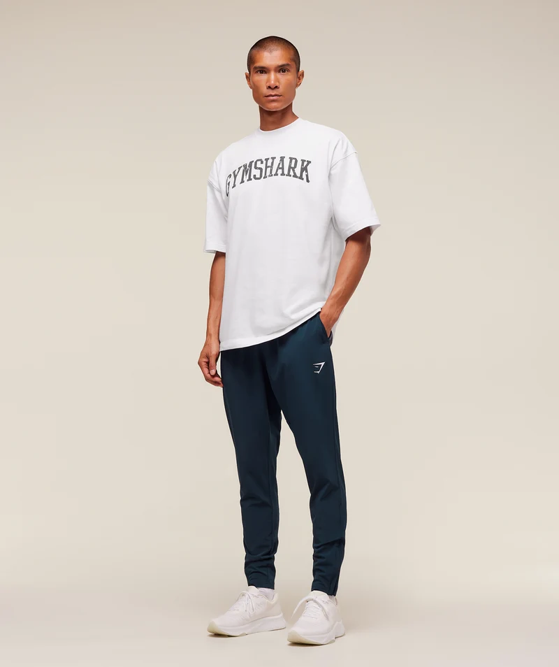 Gymshark Arrival Woven Tall Joggers - Navy