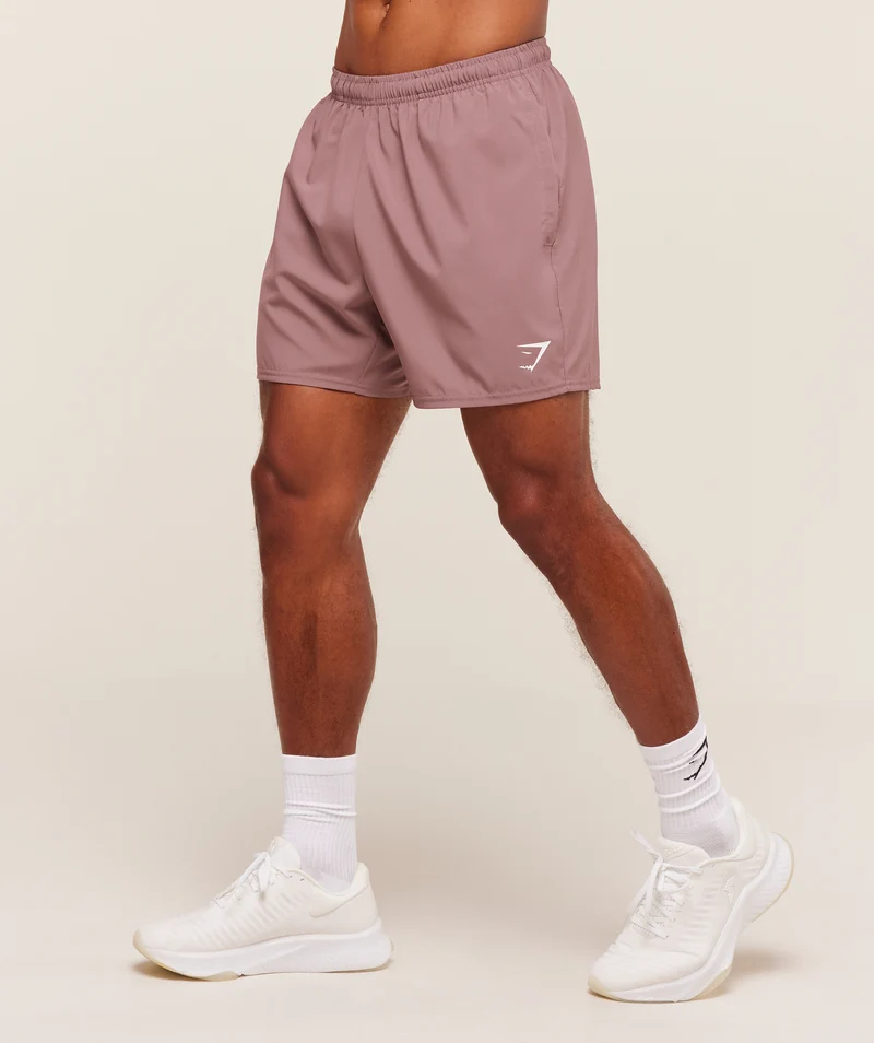Gymshark Arrival 5" Shorts - Chestnut Pink