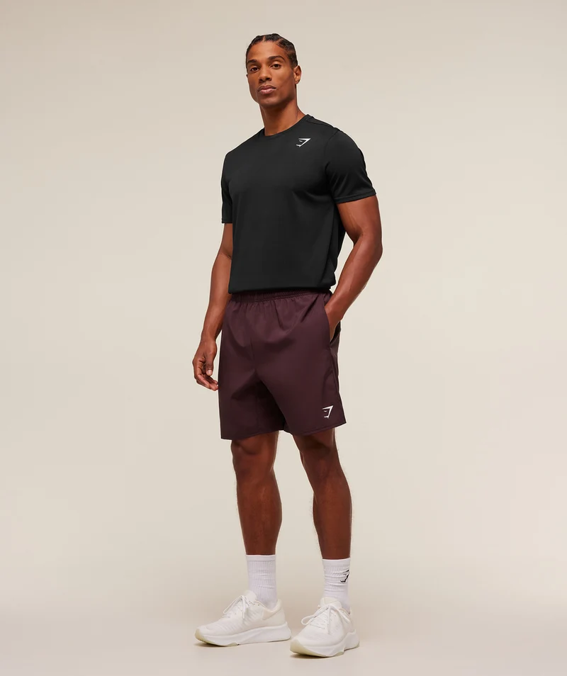Gymshark Arrival 7" Shorts - Cherry Purple