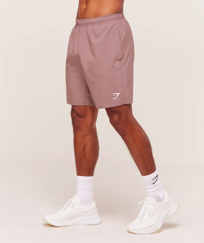 Gymshark Arrival 7" Shorts - Chestnut Pink