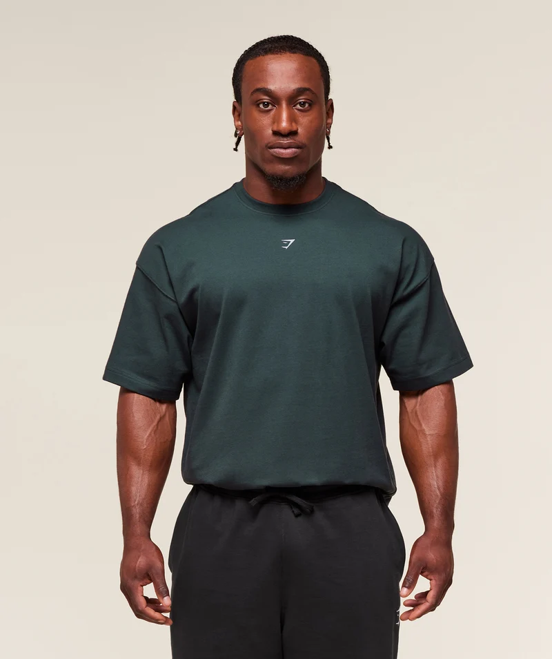 Gymshark Forged By Iron T-Shirt - Darkest Teal