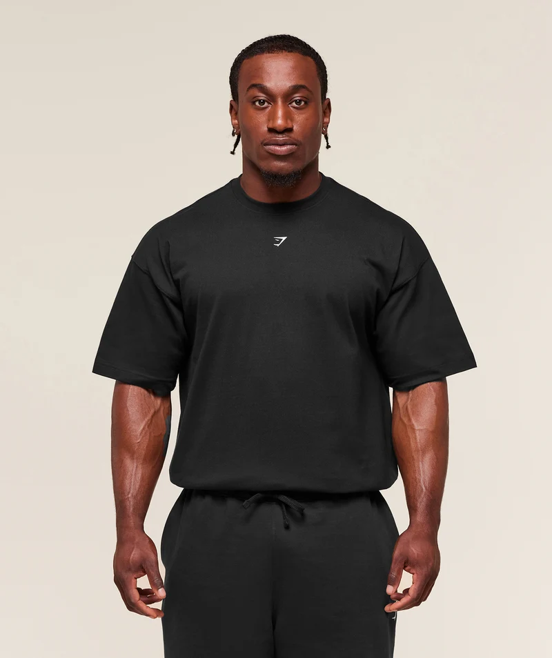 Gymshark Forged By Iron T-Shirt - Black