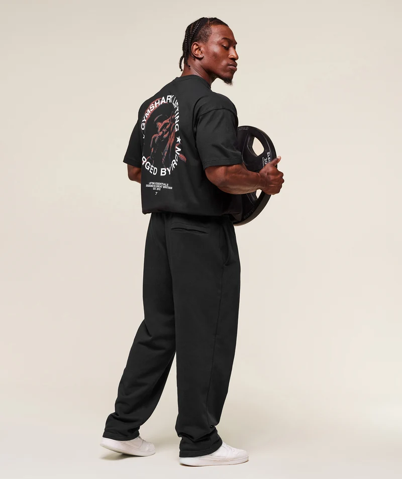 Gymshark Forged By Iron T-Shirt - Black