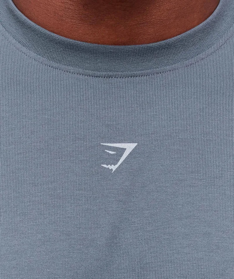 Gymshark Forged By Iron T-Shirt - Iron Blue