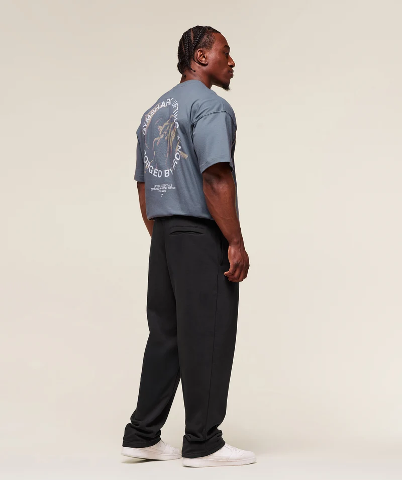 Gymshark Forged By Iron T-Shirt - Iron Blue