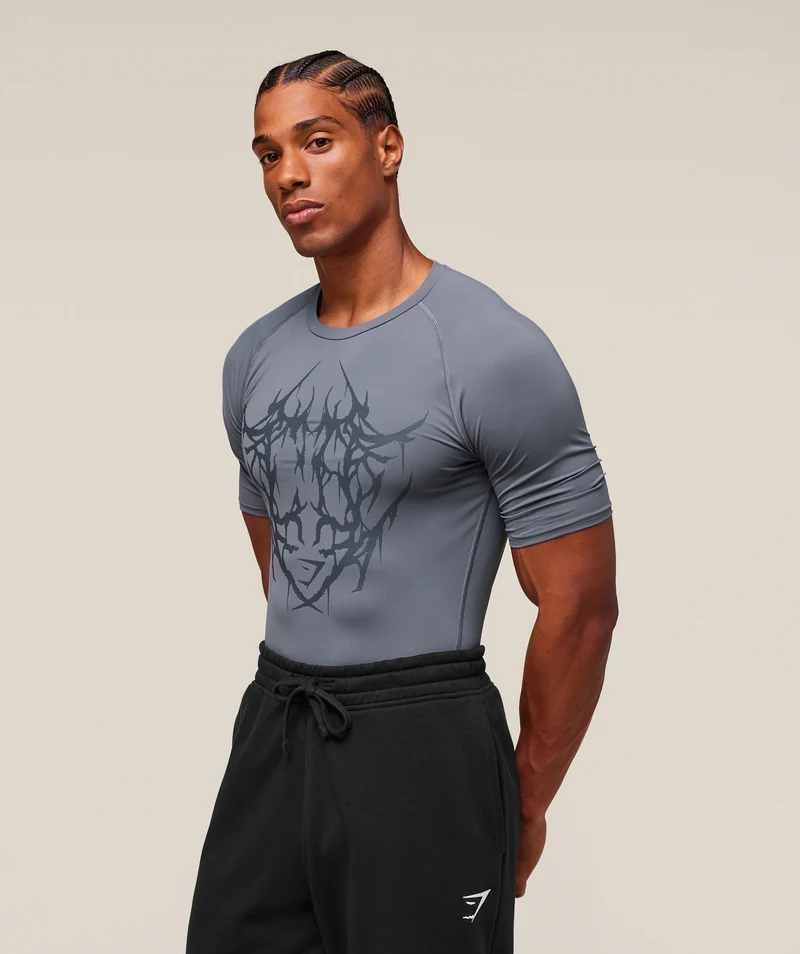 Gymshark Carlos x Element Baselayer - Iron Blue