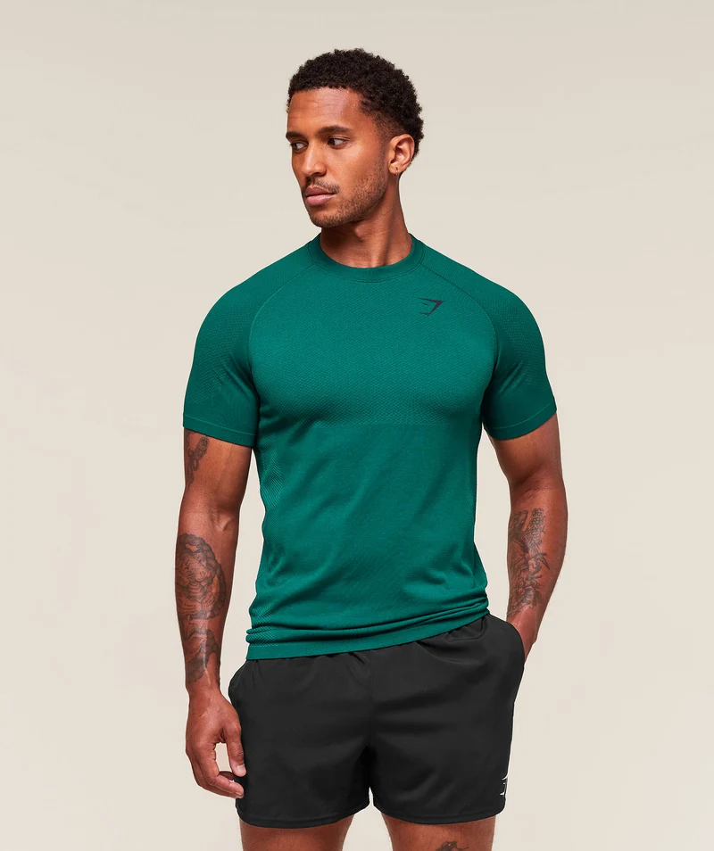 Gymshark Vital Seamless T-Shirt - Functional Teal/Jewel Teal