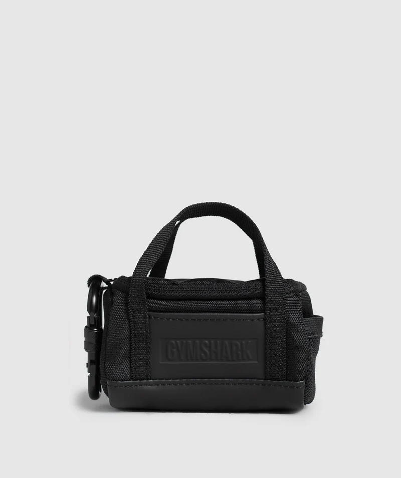 Gymshark Mini Everyday Holdall Keychain - Black