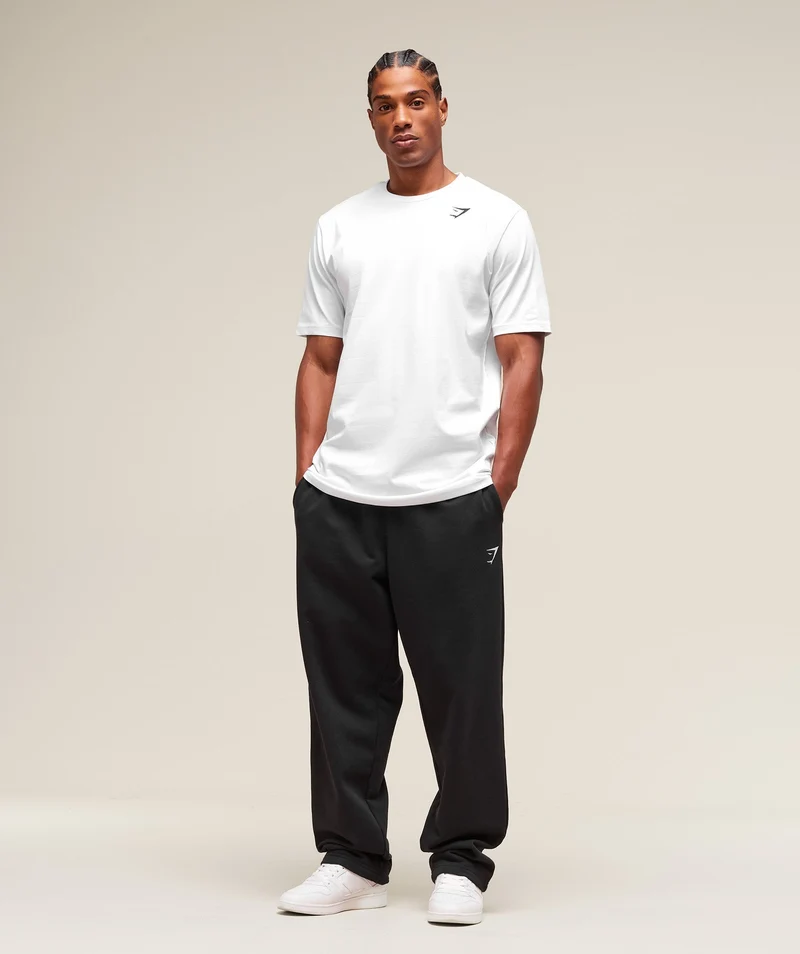 Gymshark Crest T-Shirt (Tall) - White