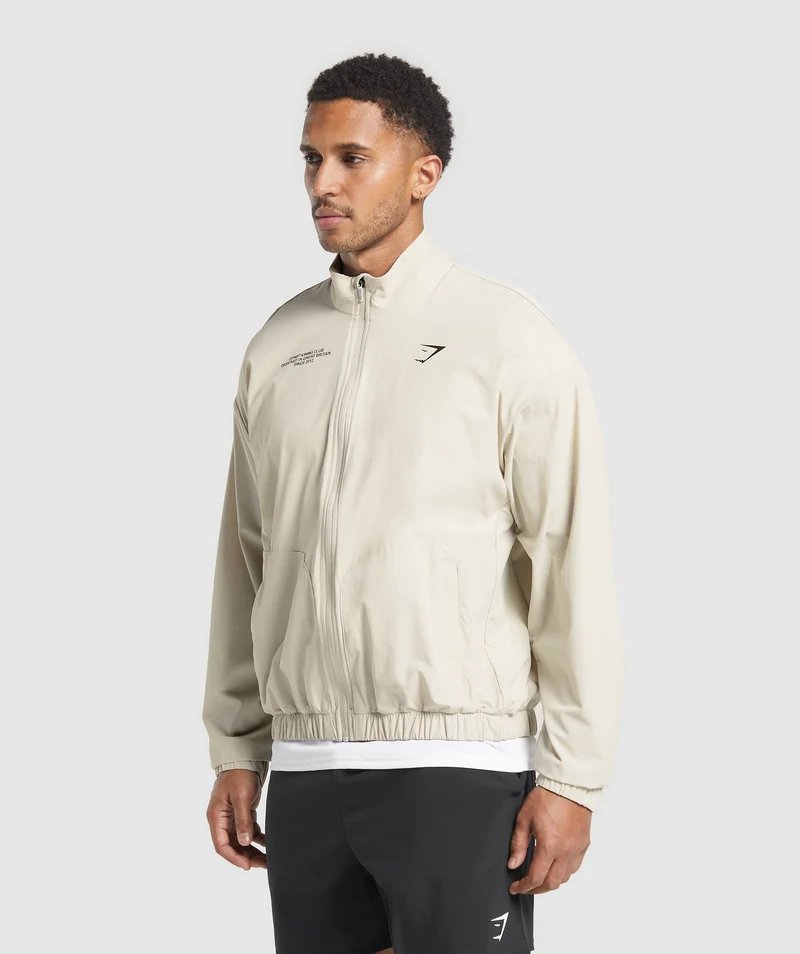 Gymshark Conditioning Club Track Jacket - Pebble Grey