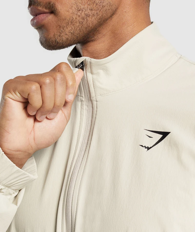 Gymshark Conditioning Club Track Jacket - Pebble Grey