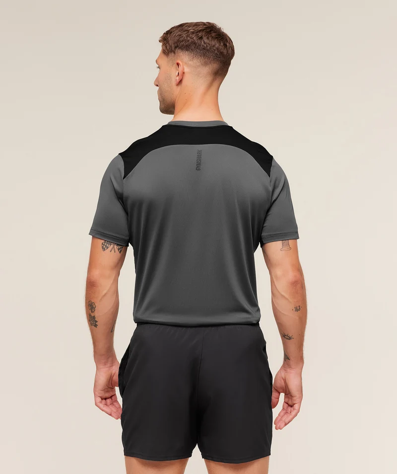 Gymshark Sport T-Shirt - Dark Grey/Black
