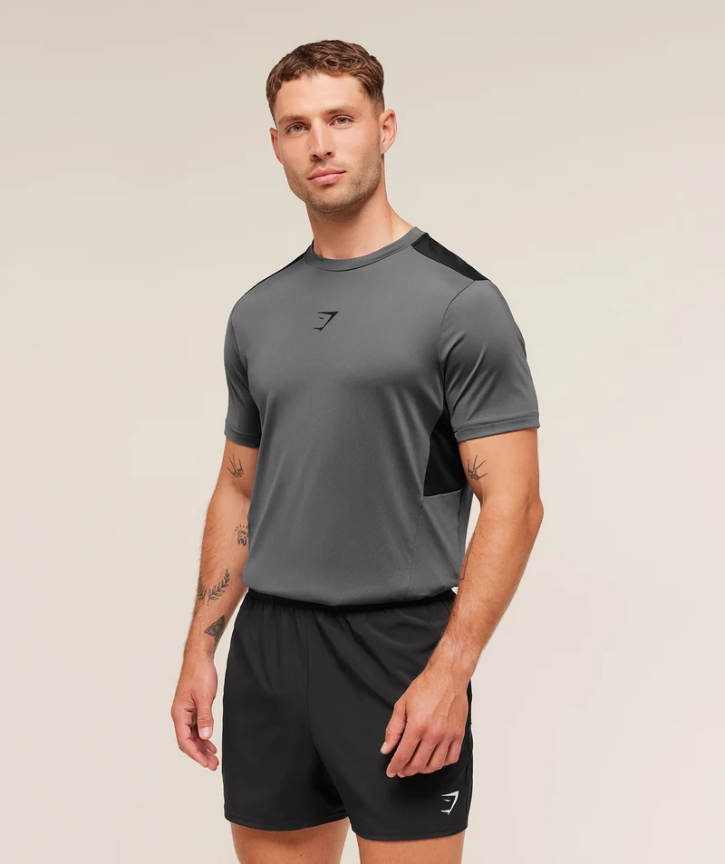 Gymshark Sport T-Shirt - Dark Grey/Black
