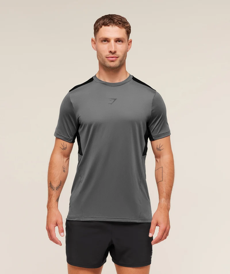Gymshark Sport T-Shirt - Dark Grey/Black