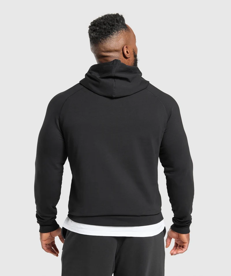 Gymshark Prime Hoodie - Black/Vivid Red