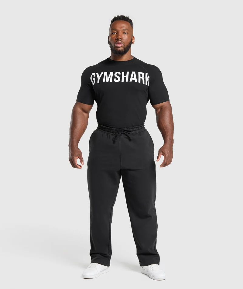 Gymshark Prime T-Shirt - Black/White