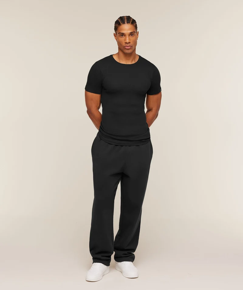 Gymshark Ribbed T-Shirt - Black