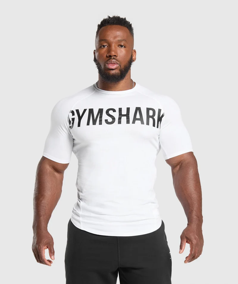 Gymshark Prime T-Shirt - White