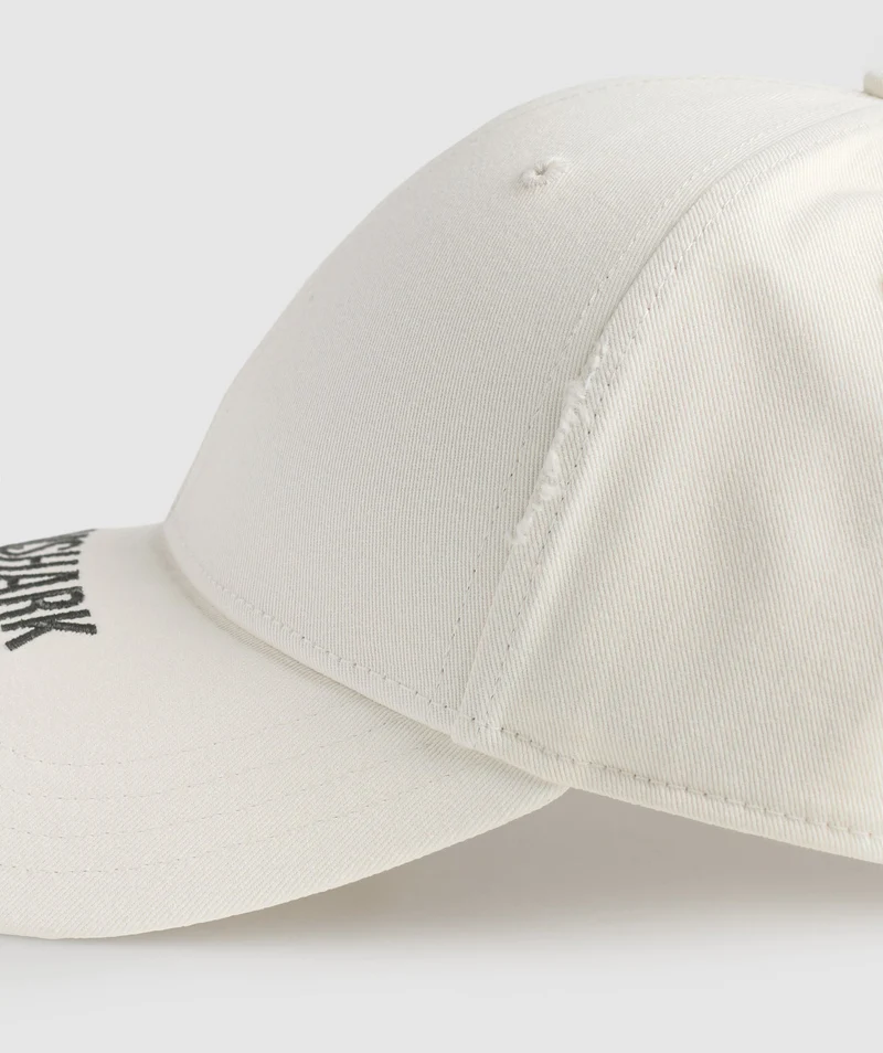 Gymshark Washed Cap - Oat White