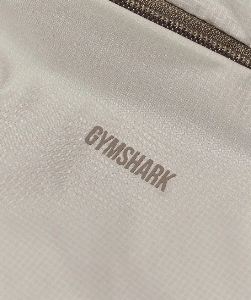 Gymshark Wet Kit Bag - Pebble Grey/Linen Brown